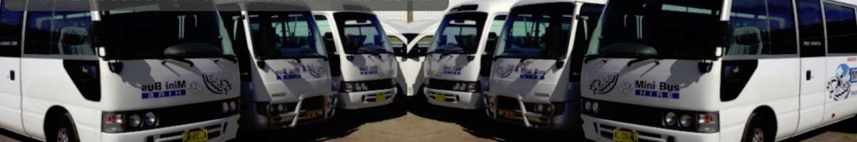 Peak's Mini Bus Hire Banner