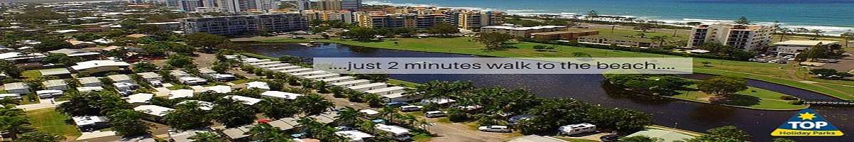 Alex Beach Cabins & Tourist Park Banner