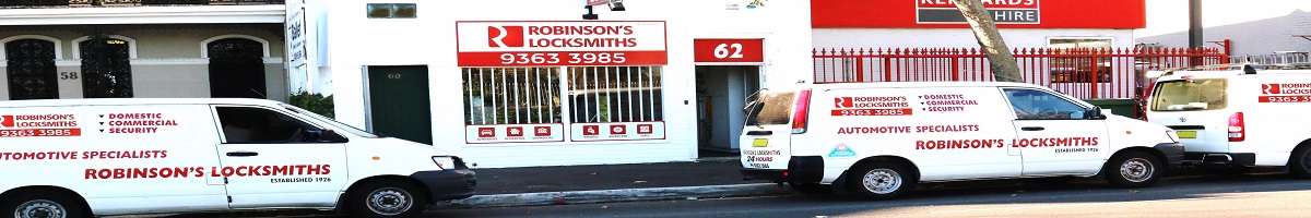 Robinson's Locksmiths Banner