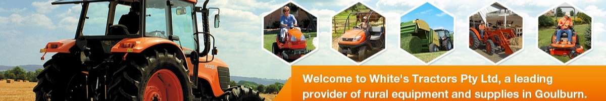 White's Tractors Pty Ltd Banner