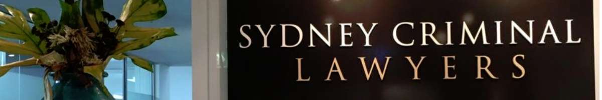 Sydney Criminal Lawyers® Banner