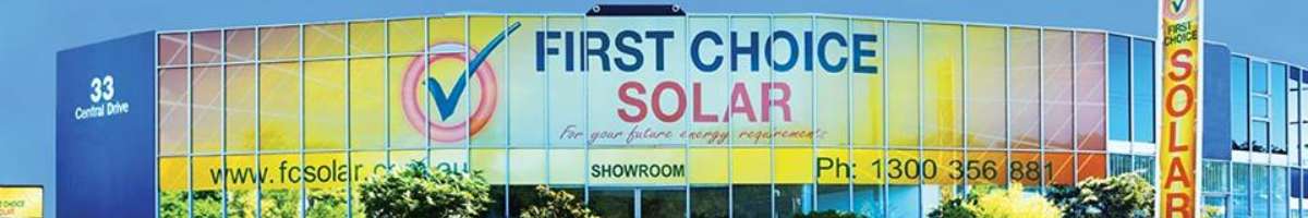 First Choice Solar Banner