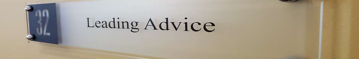 Leading Advice Banner