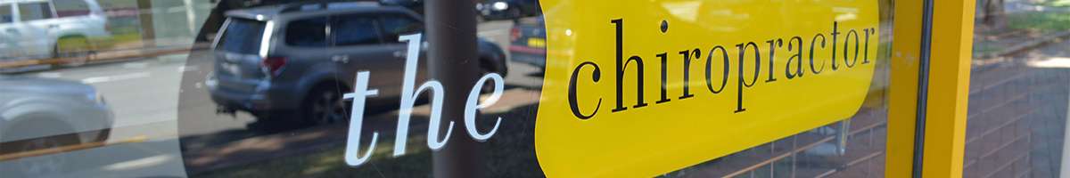 The Chiropractor Banner