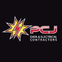 PCJ Data & Electrical Logo
