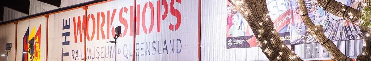 The Workshops Rail Museum Banner