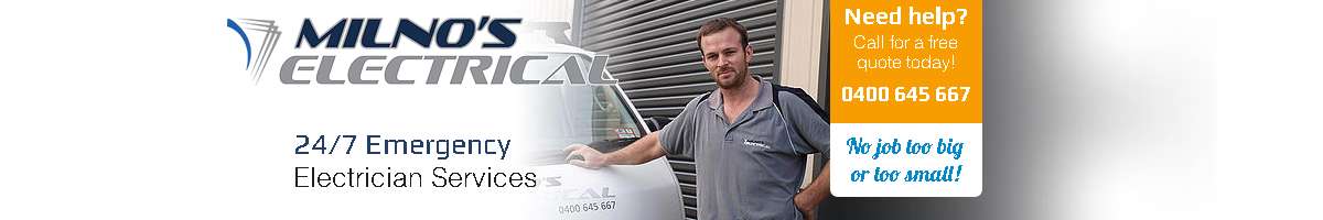 Milno's Electrical Banner