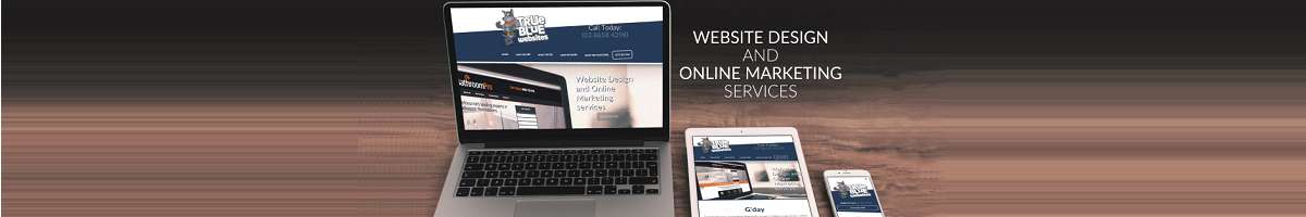True Blue Websites Banner