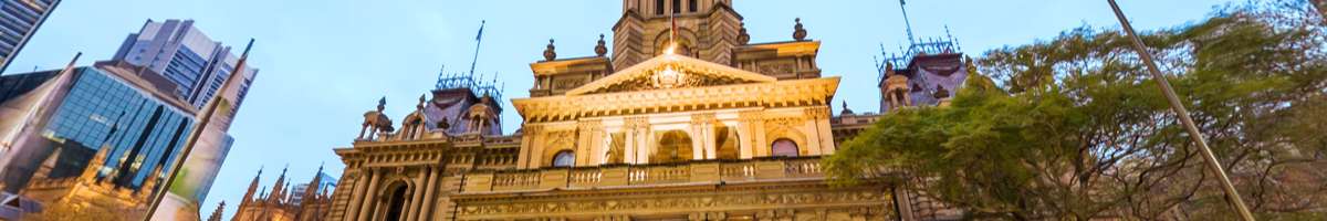 Sydney Town Hall Banner