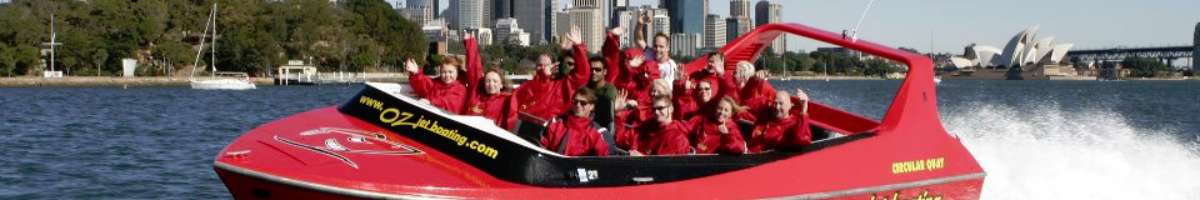 OZ Jet Boating Banner