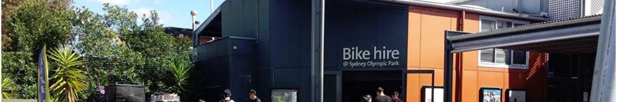 Bike Hire at Sydney Olympic Park Banner
