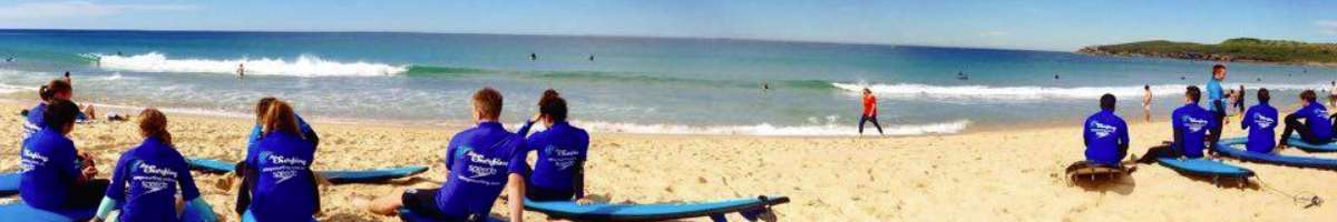 Lets Go Surfing Maroubra Banner