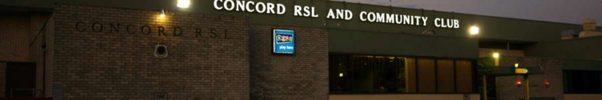 Concord RSL and Community Club Banner