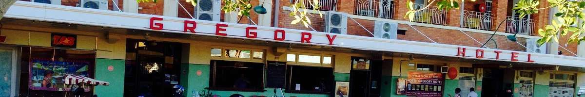 North Gregory Hotel Banner