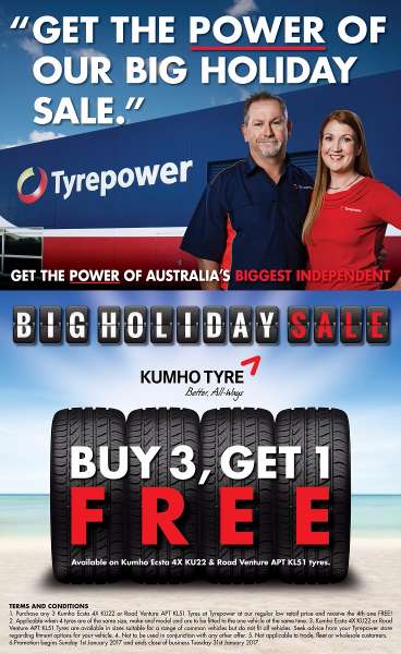 Tyrepower NSW Big Holiday Sale
