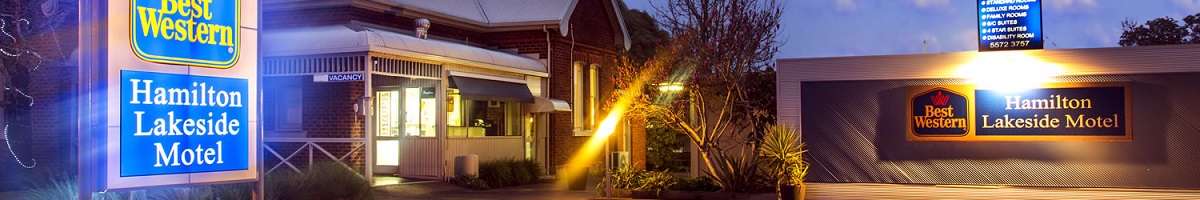 Hamilton Lakeside Motel Banner