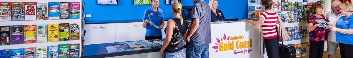 Gold Coast Tourism Visitor Information Centres Banner