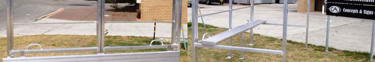 Custom Aluminium WA Banner