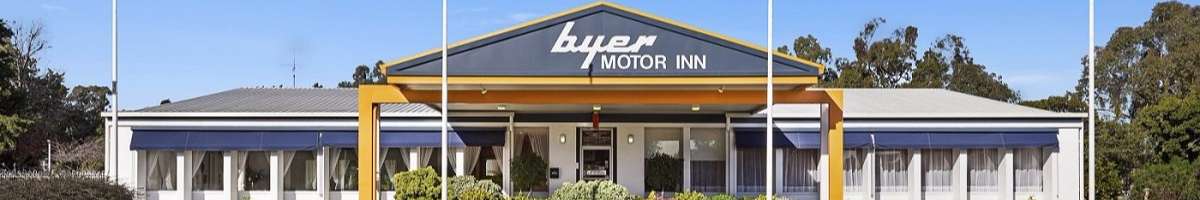 Byer Fountain Motor Inn Banner