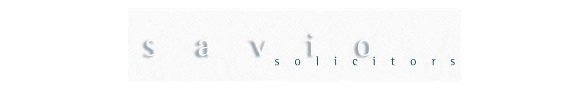 Savio Solicitors Banner