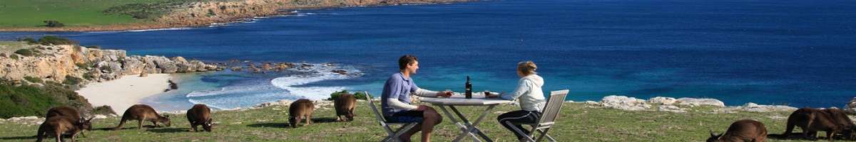 Waves & Wildlife Cottages Kangaroo Island Banner