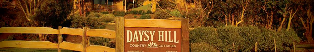 Daysy Hill Country Cottages Banner