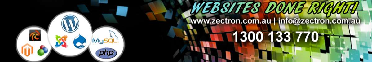 Zectron Web Design Banner