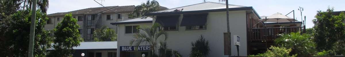 Blue Waters Motel Banner