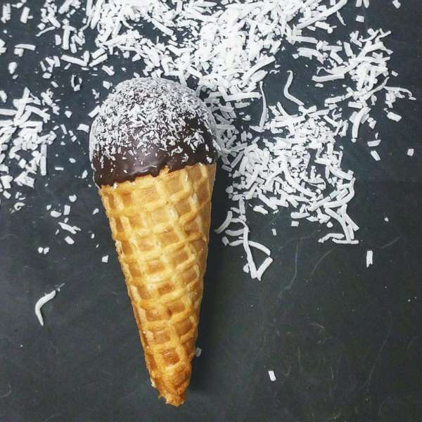 Coconut Cake Cone