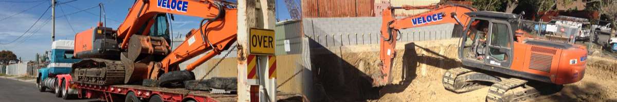 Veloce Excavation & Demolition Banner