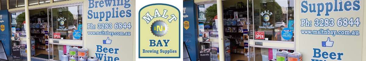 Malt 'n' Bay Brewing Supplies Banner