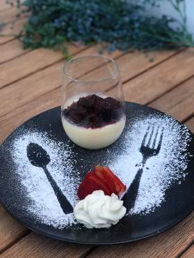 PANNACOTTA by Menu at Vince & Louie's Café & Pizzeria Everton Hills, QLD