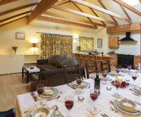 Wonderfully bright reception room, with substantial area for both seated dining and cocktail party entertainment