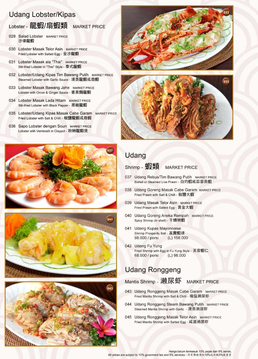 Bali Nikmat Menu