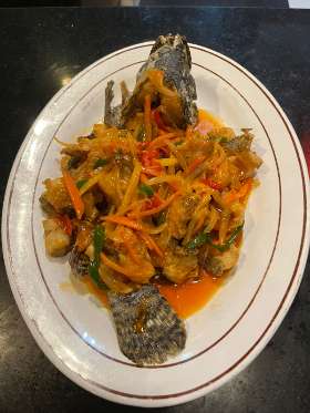 Kerapu saus asam manis
