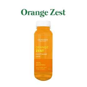 Orange Zest - Cold Pressed Juice - Healthy Drinks - Crunchaus - Salad Bar - GWALK Surabaya