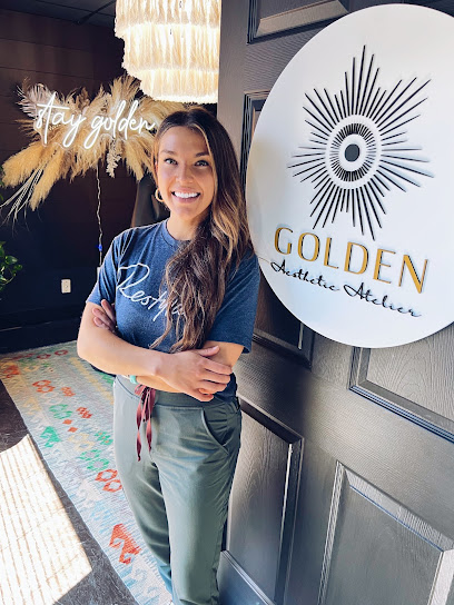 Golden Aesthetic Atelier Logo