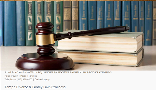 Nilo J. Sanchez & Associates PA Family Law & Divorce Attorneys Banner
