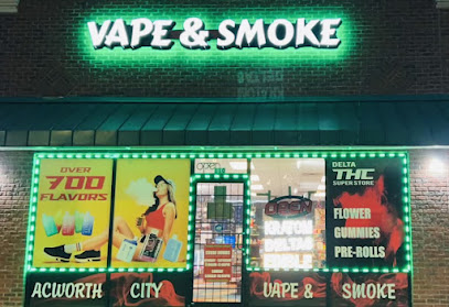 Acworth City Vape and Smoke- DELTA8 THC - HOOKAH - KRATOM Logo