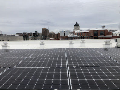 Atomic Electric and Solar Banner