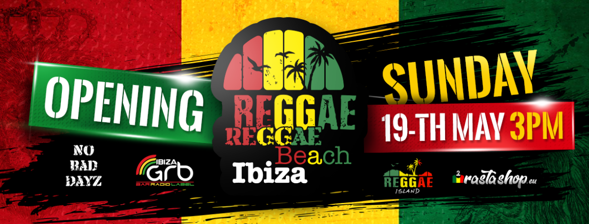 Reggae Reggae Beach Ibiza Banner