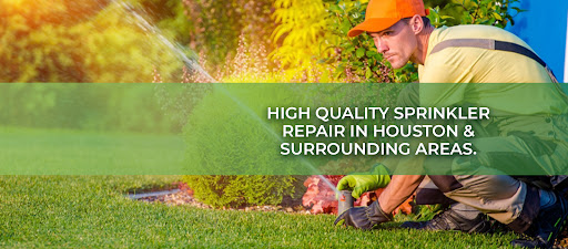 Triple Green Sprinkler Repair Banner