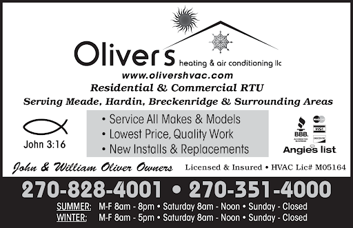 Oliver's Heating & Air Conditioning LLC Banner