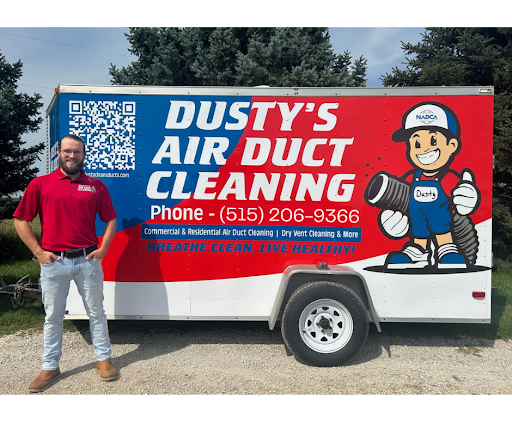Dusty's Air Duct Cleaning of Iowa Banner