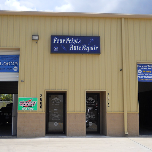 Four Points Auto Repair & Service Logo