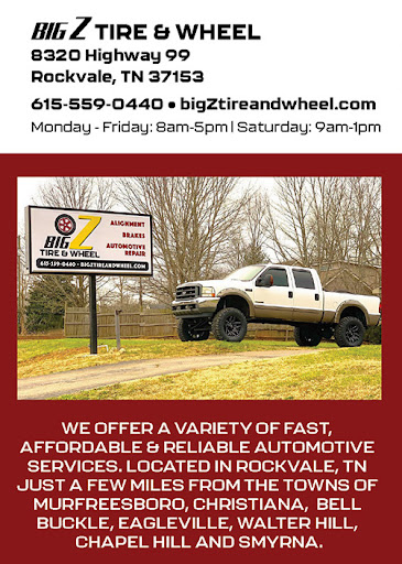 Big Z Tire and Wheel Banner