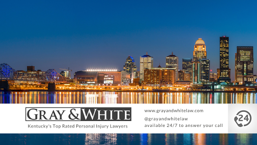 Gray & White Law Banner