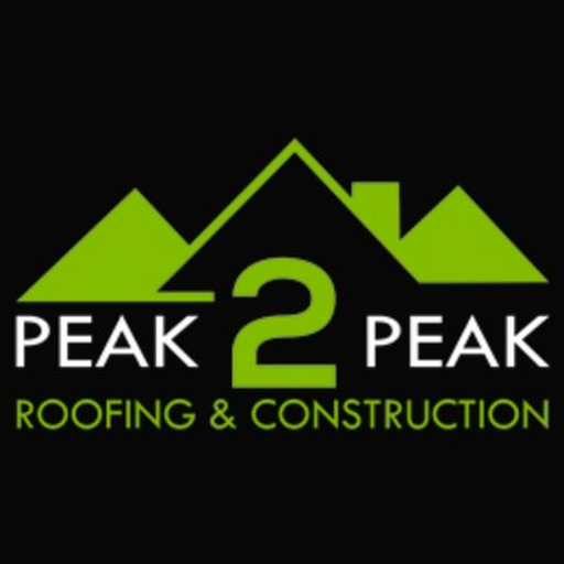 Peak 2 Peak Roofing & Construction Logo