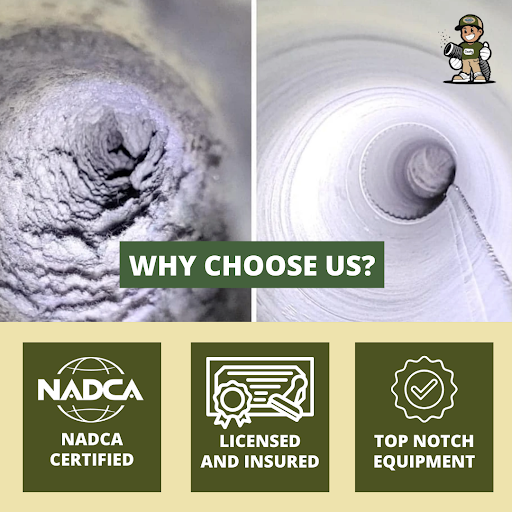 Dusty's Air Duct Cleaning of Pensacola Banner