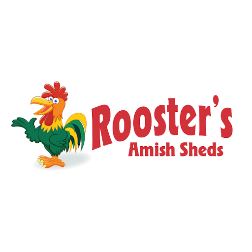 Rooster's Amish Sheds Logo